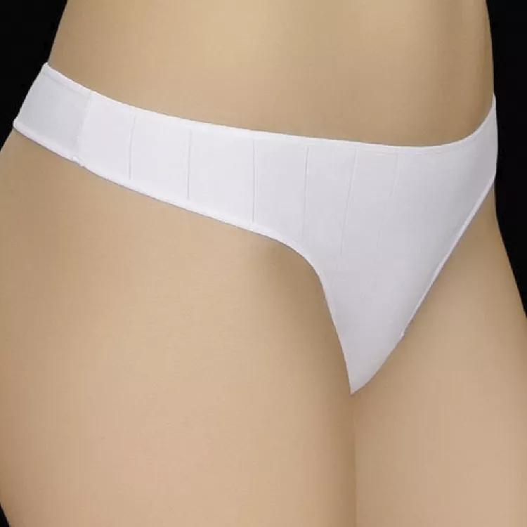 Tanga de algodón con listas 214 mujer, Naiara - Imagen 3