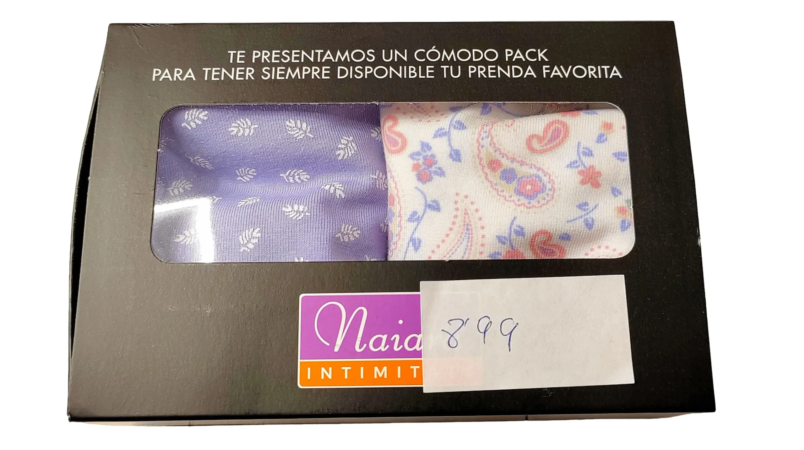 Pack 2 bragas bikini algodón 680 mujer, Naiara - Imagen 6
