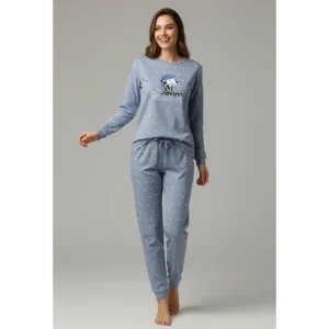 Pijama entretiempo algodon Dalmata mujer, Little Unicorn
